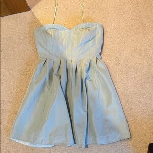 J. Crew Marlie Strapless Seafoam Dress